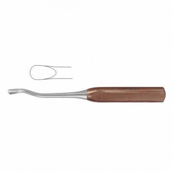 FiberGrip™ Bone Gouge Stainless Steel, 23.5 cm - 9 1/4" Blade Width 6 mm